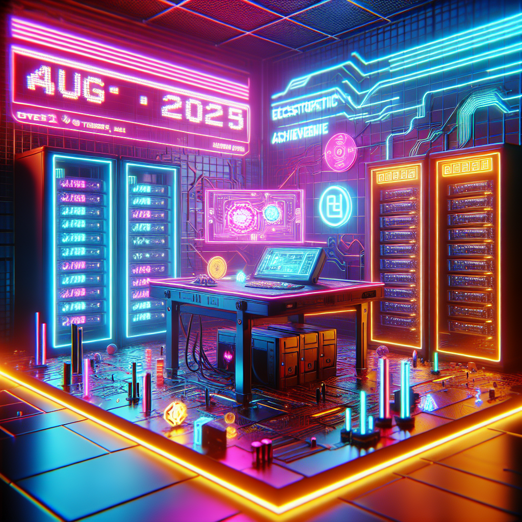 Actualización del Ecosistema TON: Logros de Agosto 2025 - Tonplayz - Imagen generada por IA