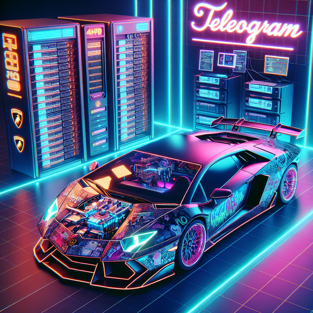 Colección de Stickers Lamborghini para Telegram en TON